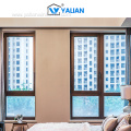 Aluminum Alloy Casement Windows Swing Horizontal Opening